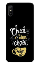 Chai Bina Chain Kaha Re Redmi 9A/9i Hard Case Back Cover by Casekaro
