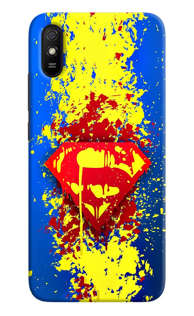 Superman logo Redmi 9A/9i Hard Case Back Cover by Casekaro