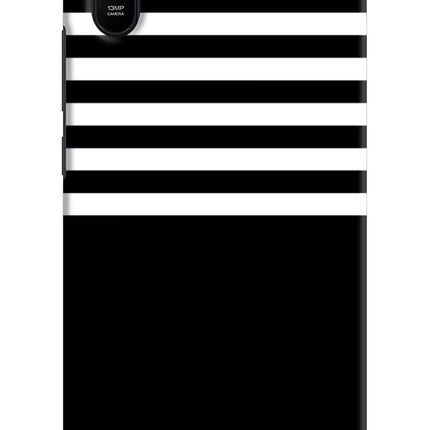 Black and White Print Redmi 9A/9i Hard Case Back Cover by Casekaro