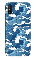 Blue Waves Redmi 9A/9i Hard Case Back Cover by Casekaro