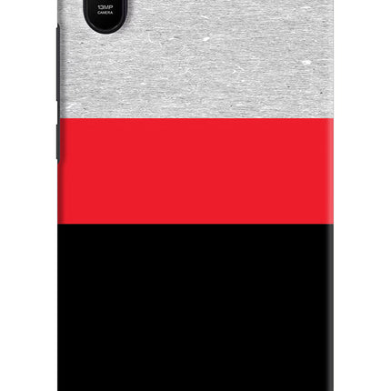 Tri Color Pattern Redmi 9A/9i Hard Case Back Cover by Casekaro