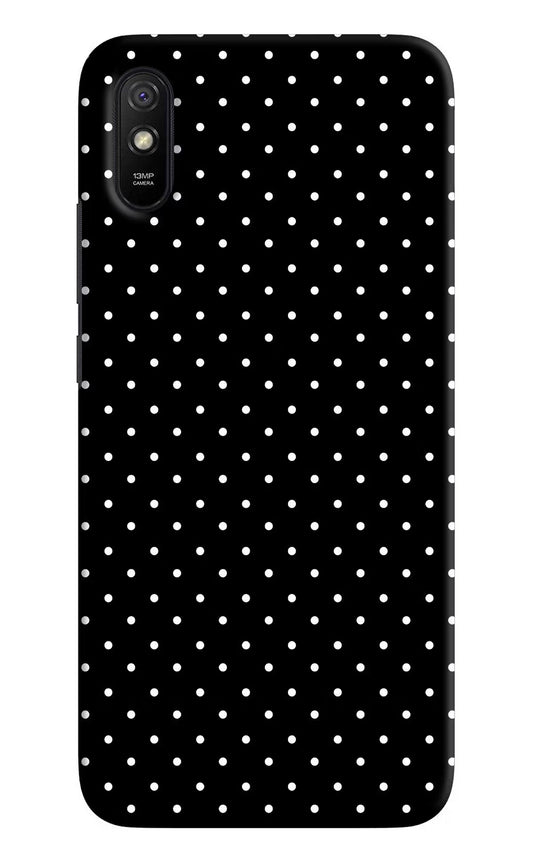 White Dots Redmi 9A/9i Hard Case Back Cover by Casekaro