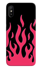 Fire Flames Redmi 9A/9i Hard Case Back Cover by Casekaro