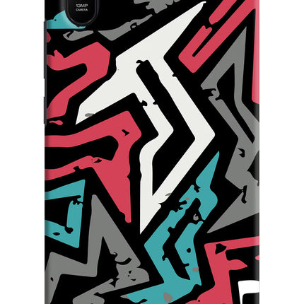 Geometric Graffiti Redmi 9A/9i Hard Case Back Cover by Casekaro