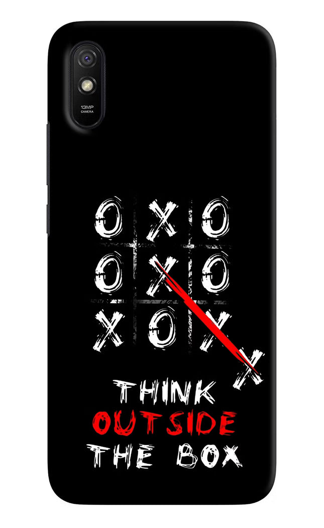 Think out of the BOX Redmi 9A/9i Hard Case Back Cover by Casekaro
