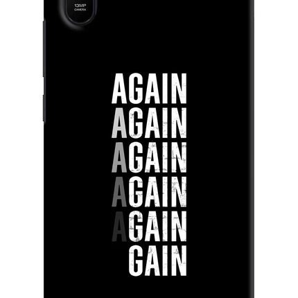 Again Again Gain Redmi 9A/9i Hard Case Back Cover by Casekaro