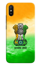 Satyamev Jayate Flag Redmi 9A/9i Hard Case Back Cover by Casekaro