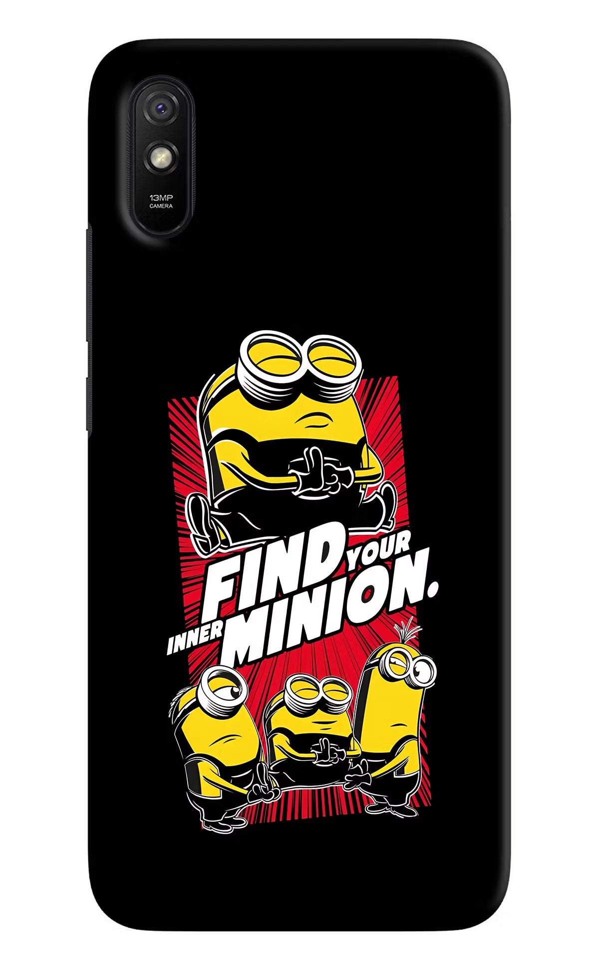 Find your inner Minion Redmi 9A/9i Hard Case Back Cover by Casekaro