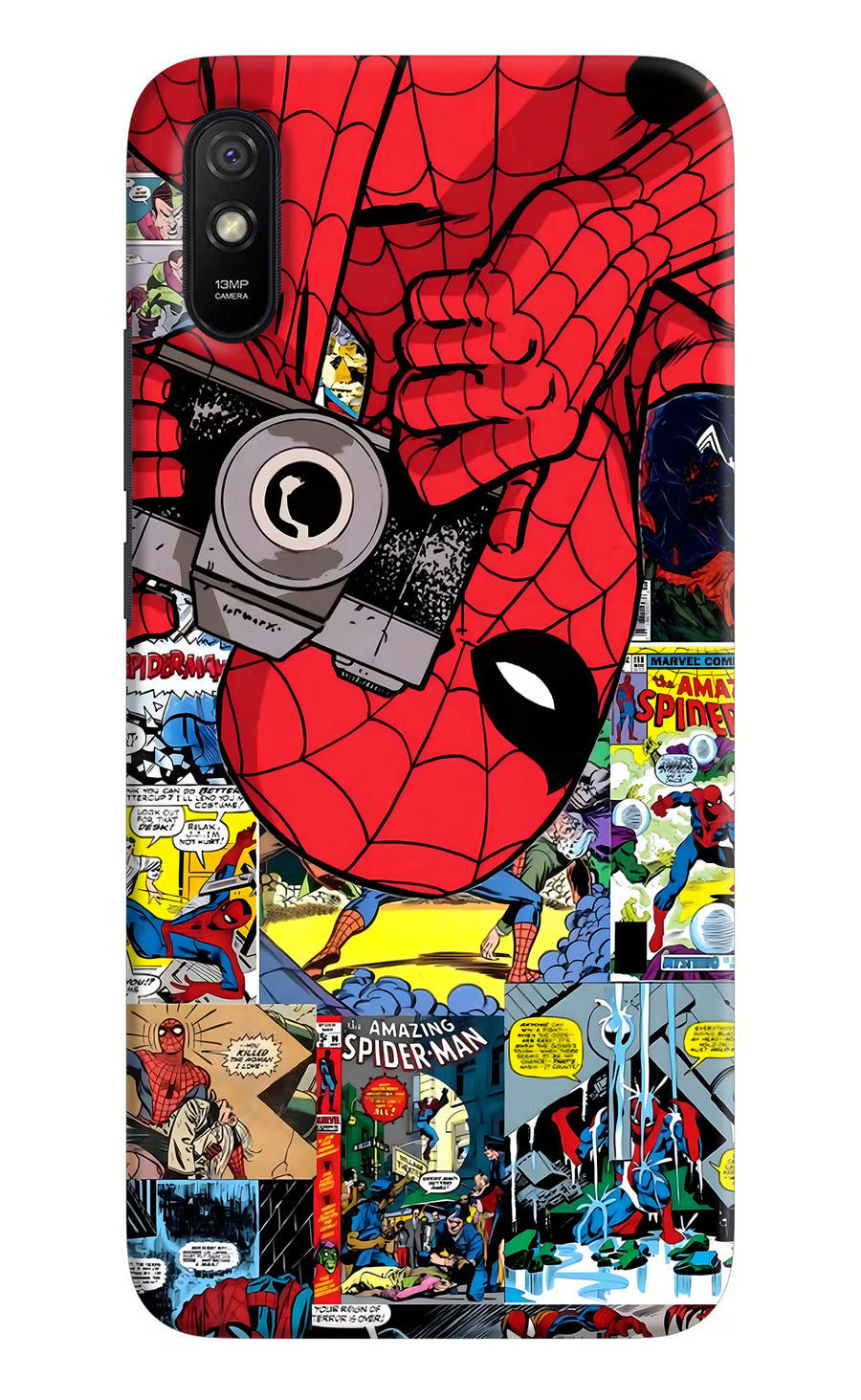 Spider Man Redmi 9A/9i Back Cover, Hard case