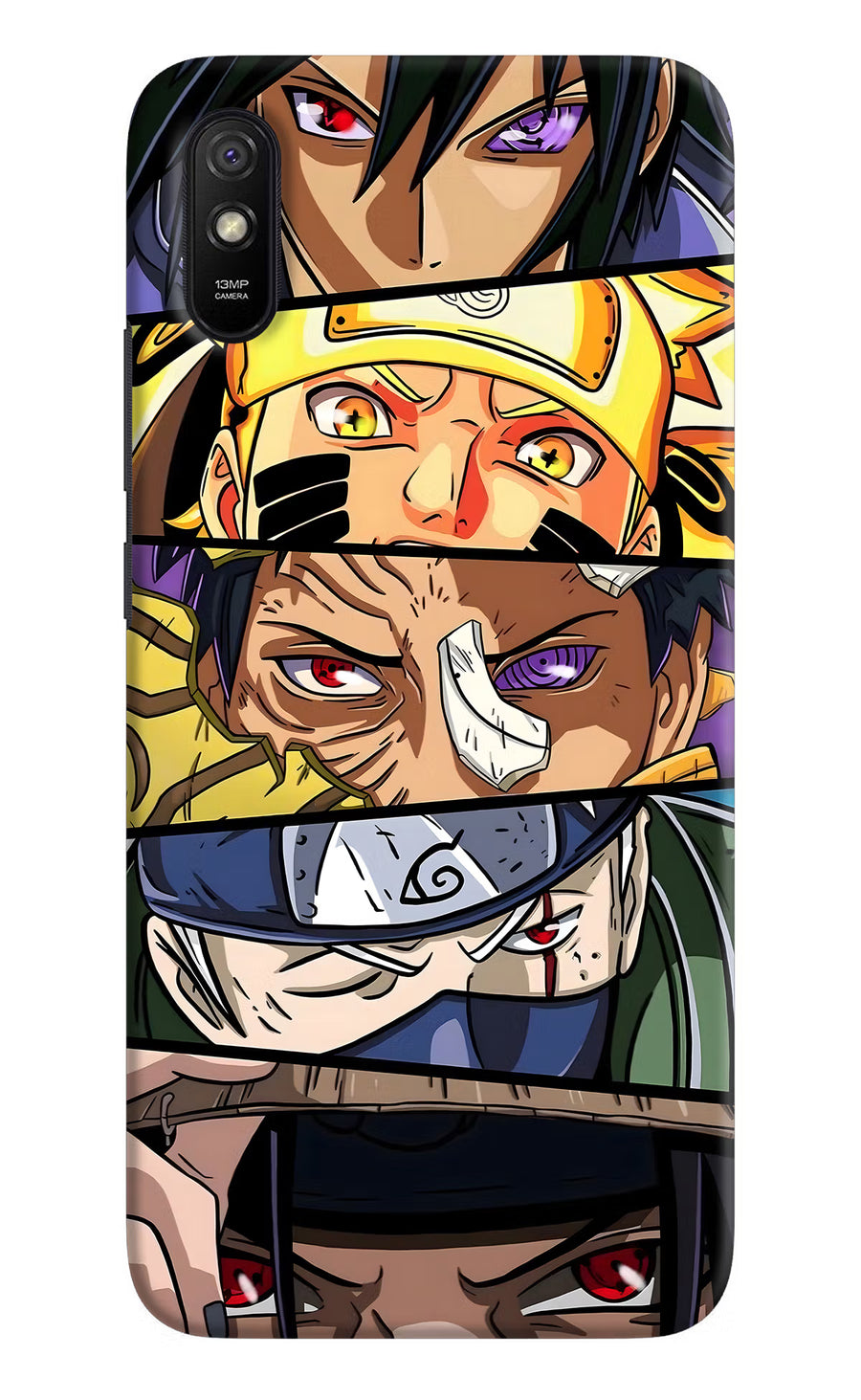 Naruto Character Redmi 9A/9i Back Cover, Hard case
