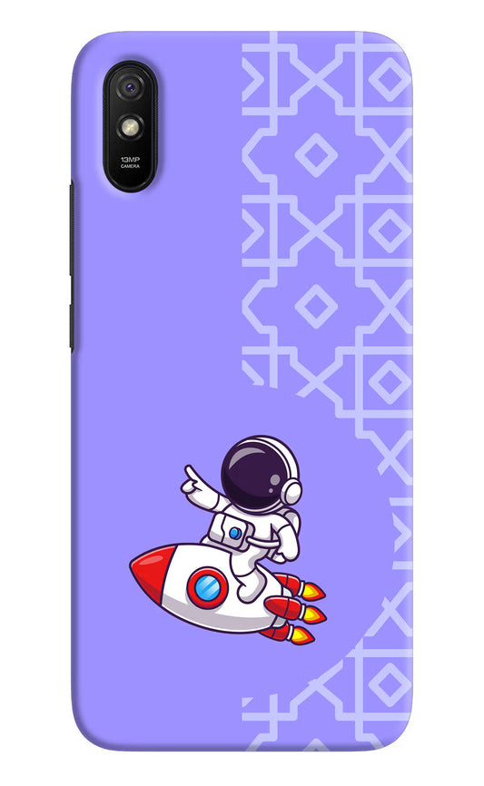Cute Astronaut Redmi 9A/9i Hard Case Back Cover by Casekaro