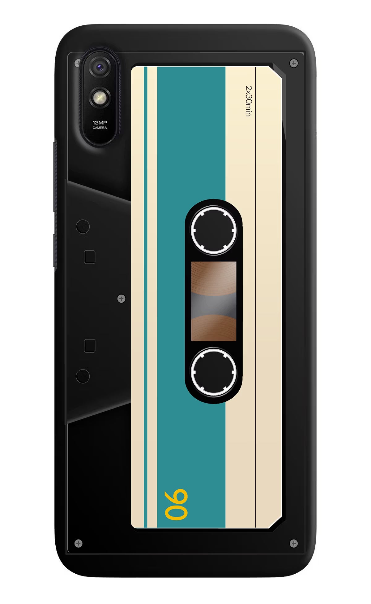 Cassette Redmi 9A/9i Hard Case Back Cover by Casekaro