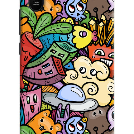 Veggie Doodle Redmi 9A/9i Hard Case Back Cover by Casekaro