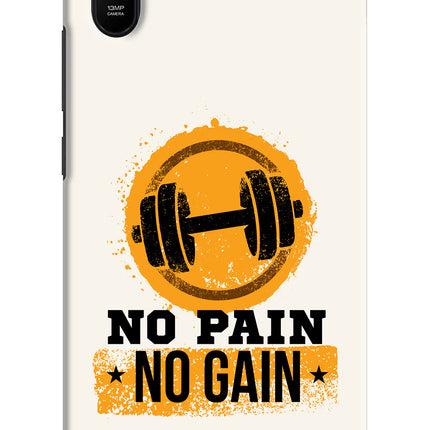 No Pain No Gain Redmi 9A/9i Hard Case Back Cover by Casekaro