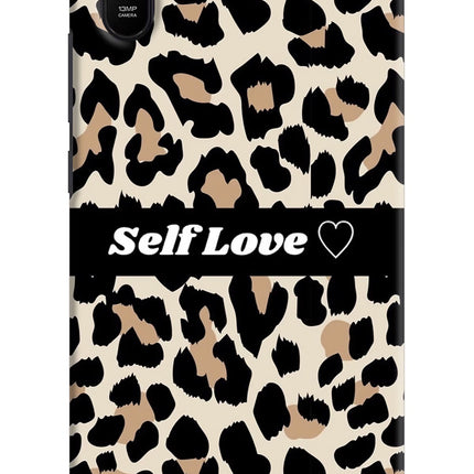 Leopard Print Self Love Redmi 9A/9i Hard Case Back Cover by Casekaro