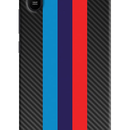 BMW Stripes Pattern Redmi 9A/9i Hard Case Back Cover by Casekaro