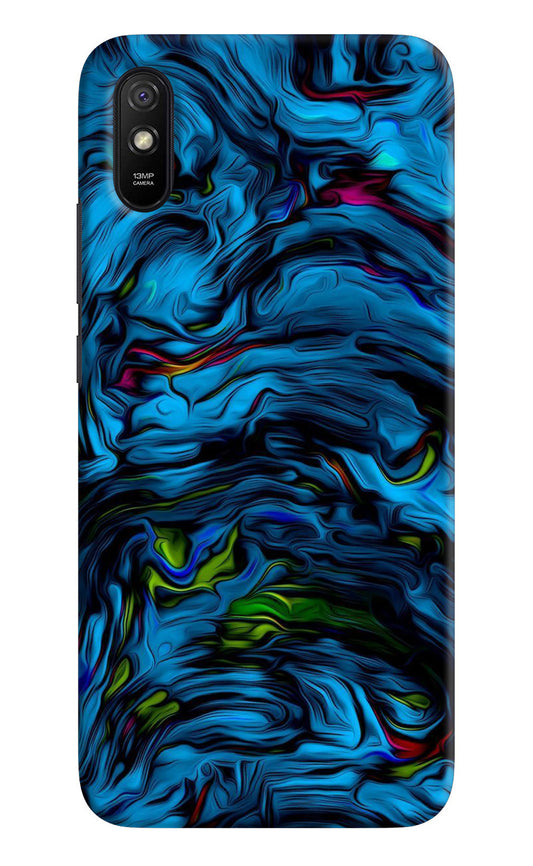 Dark Blue Abstract Redmi 9A/9i Back Cover