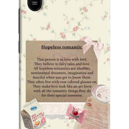 Hopeless Romantic Redmi 9A/9i Hard Case Back Cover by Casekaro