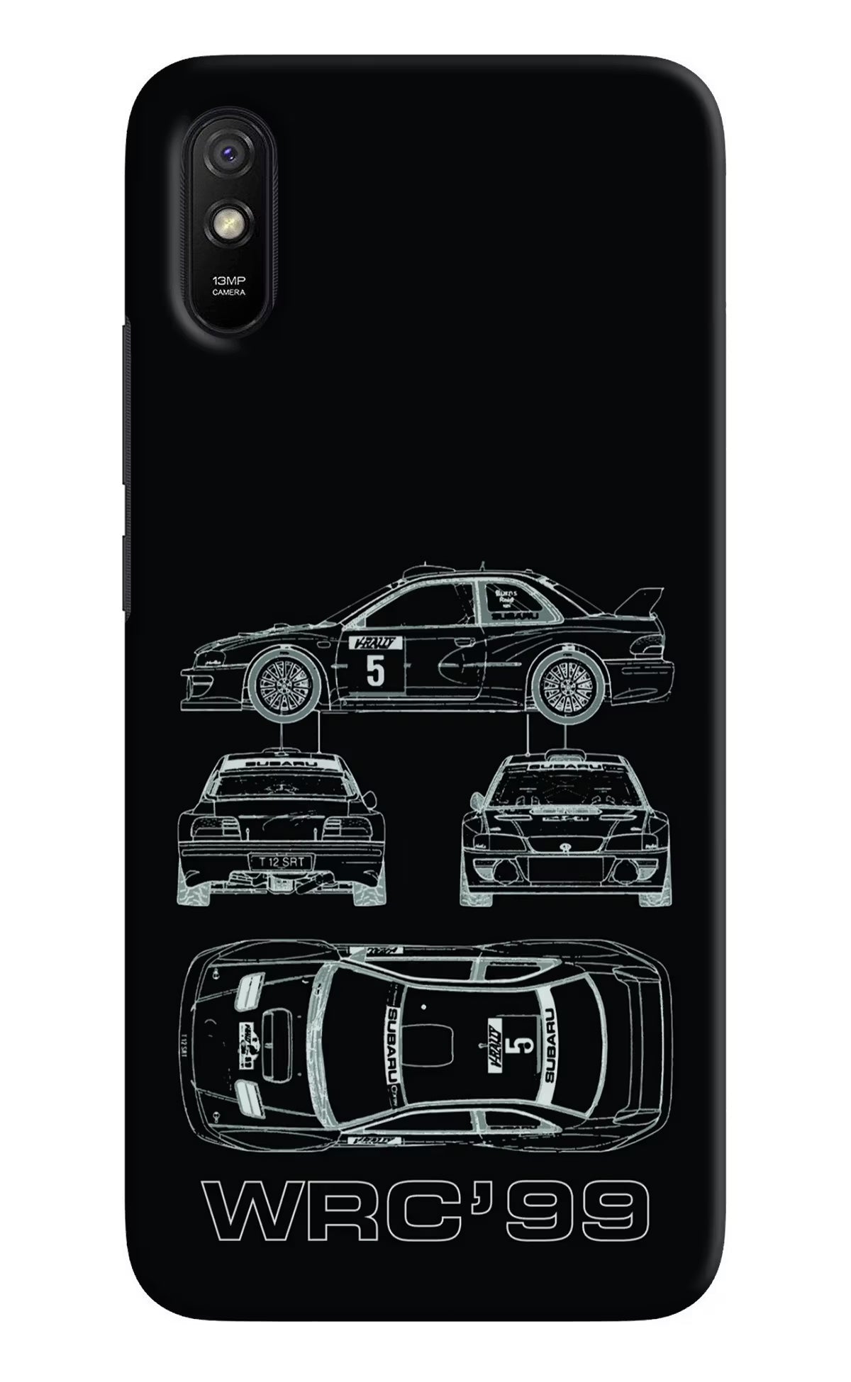 WRC'99 Redmi 9A/9i Hard Case Back Cover by Casekaro