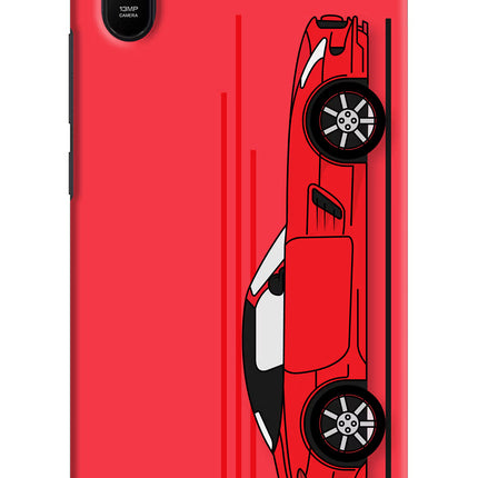 Red Velocity Redmi 9A/9i Hard Case Back Cover by Casekaro