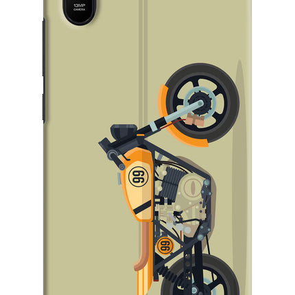 Vertical Speedster Redmi 9A/9i Hard Case Back Cover by Casekaro