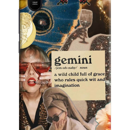 Gemini Zodiac Redmi 9A/9i Hard Case Back Cover by Casekaro