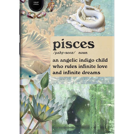 Pisces Zodiac Redmi 9A/9i Hard Case Back Cover by Casekaro