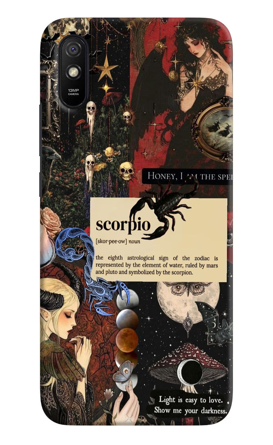 Scorpio Zodiac Redmi 9A/9i Back Cover, Hard case
