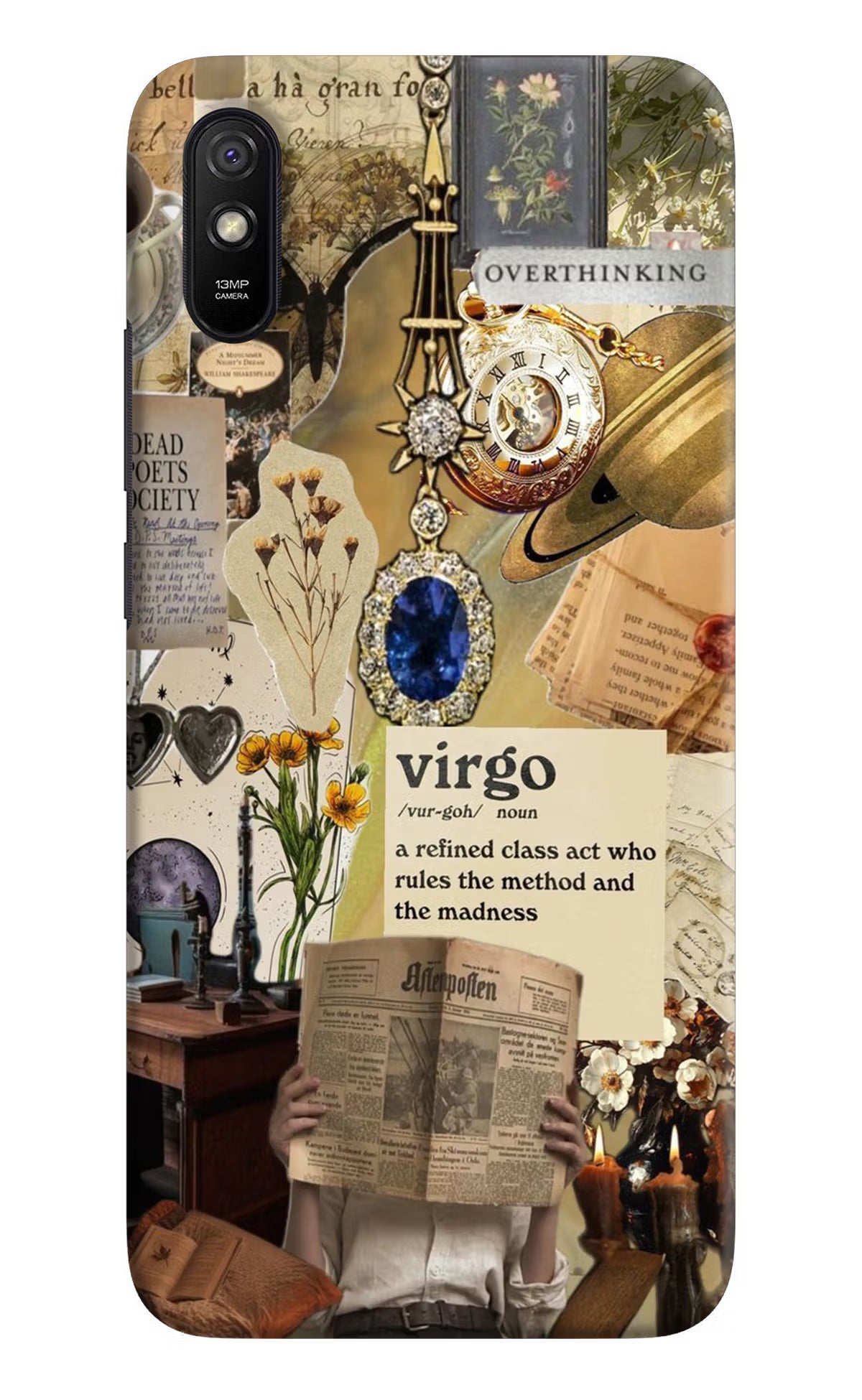 Virgo Zodiac Redmi 9A/9i Hard Case Back Cover by Casekaro