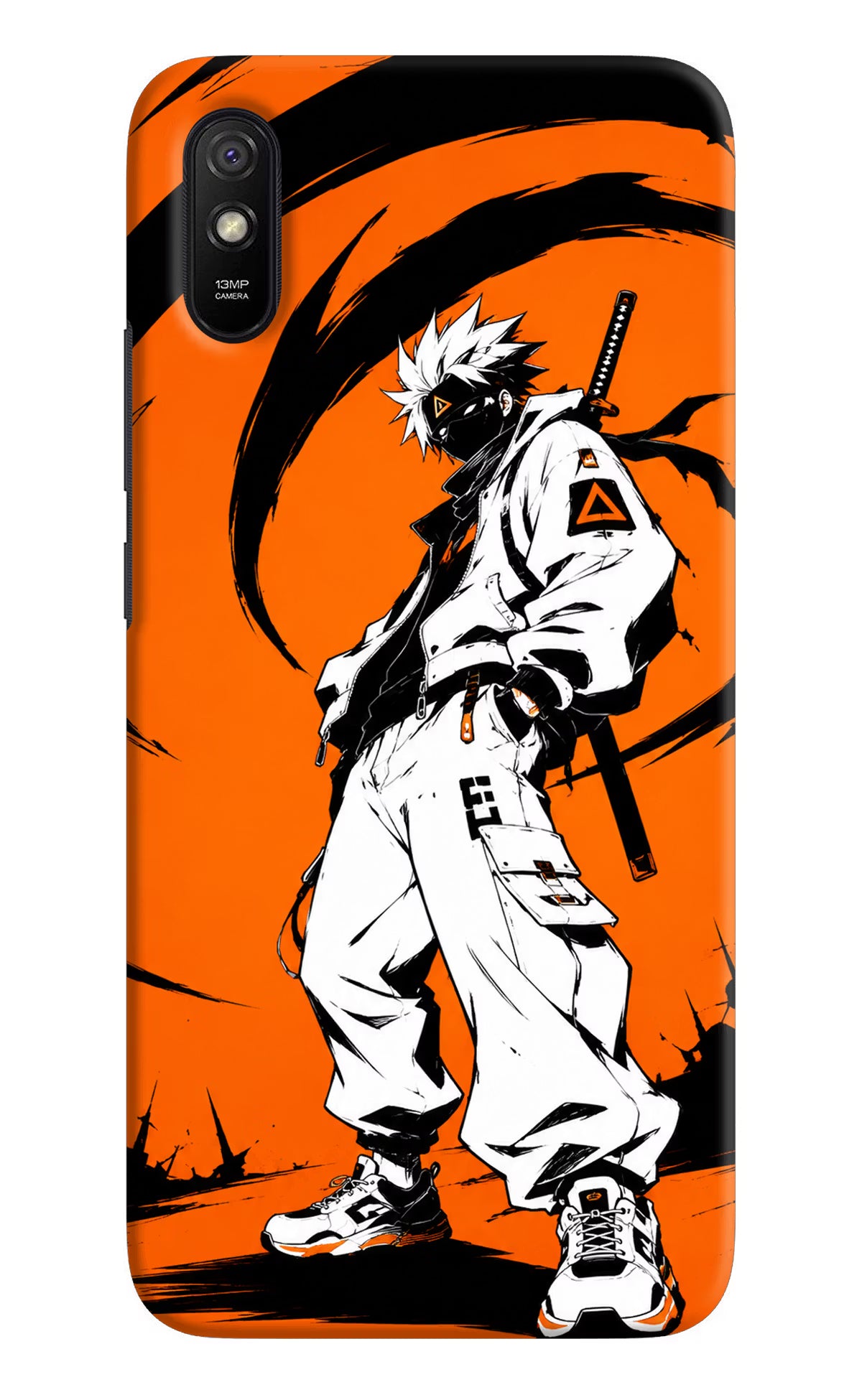 Street Samurai  Redmi 9A/9i Hard Case Back Cover by Casekaro