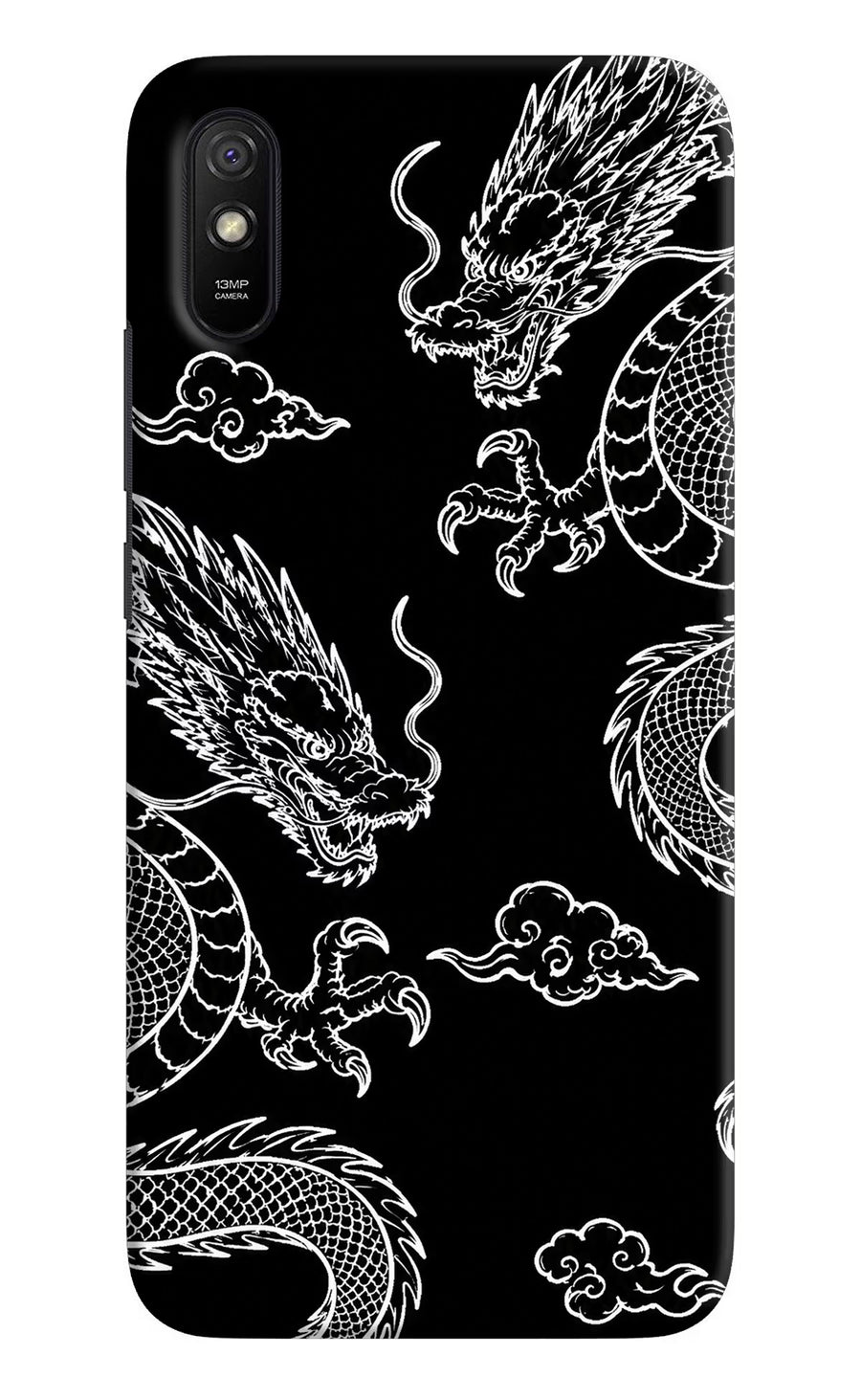 Twin Dragons Redmi 9A/9i Back Cover, Hard case