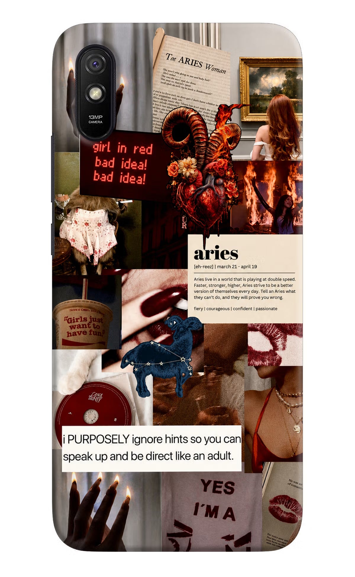 Zodiac Aries Redmi 9A/9i Back Cover