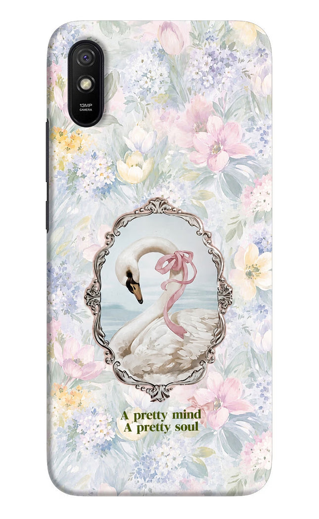 Pretty Mind Pretty Soul Redmi 9A/9i Hard Case Back Cover by Casekaro