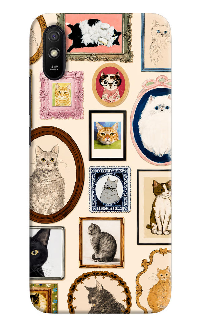 Mirror Cats Redmi 9A/9i Hard Case Back Cover by Casekaro