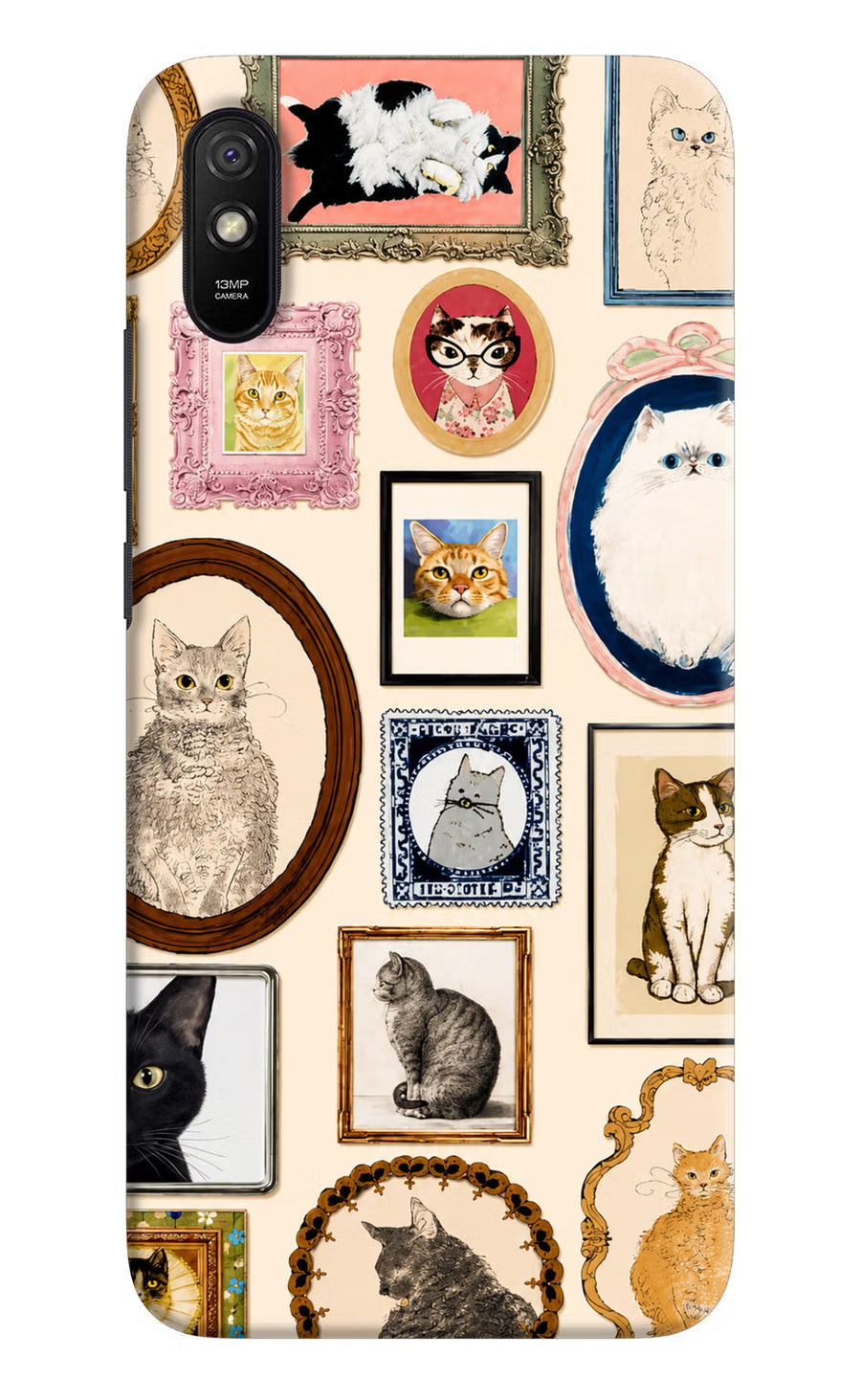 Mirror Cats Redmi 9A/9i Back Cover, Hard case