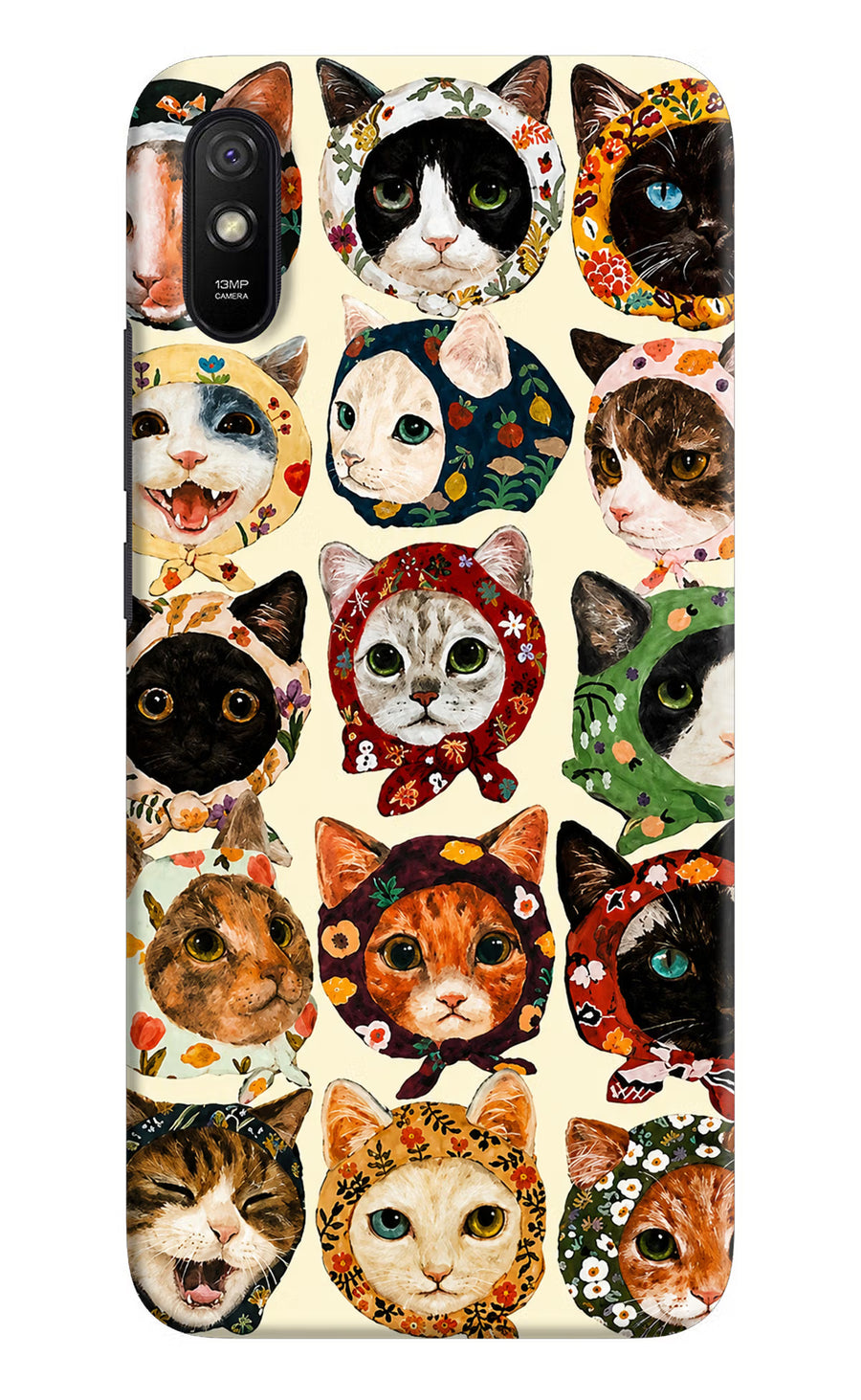 Cool Cat Redmi 9A/9i Back Cover, Hard case