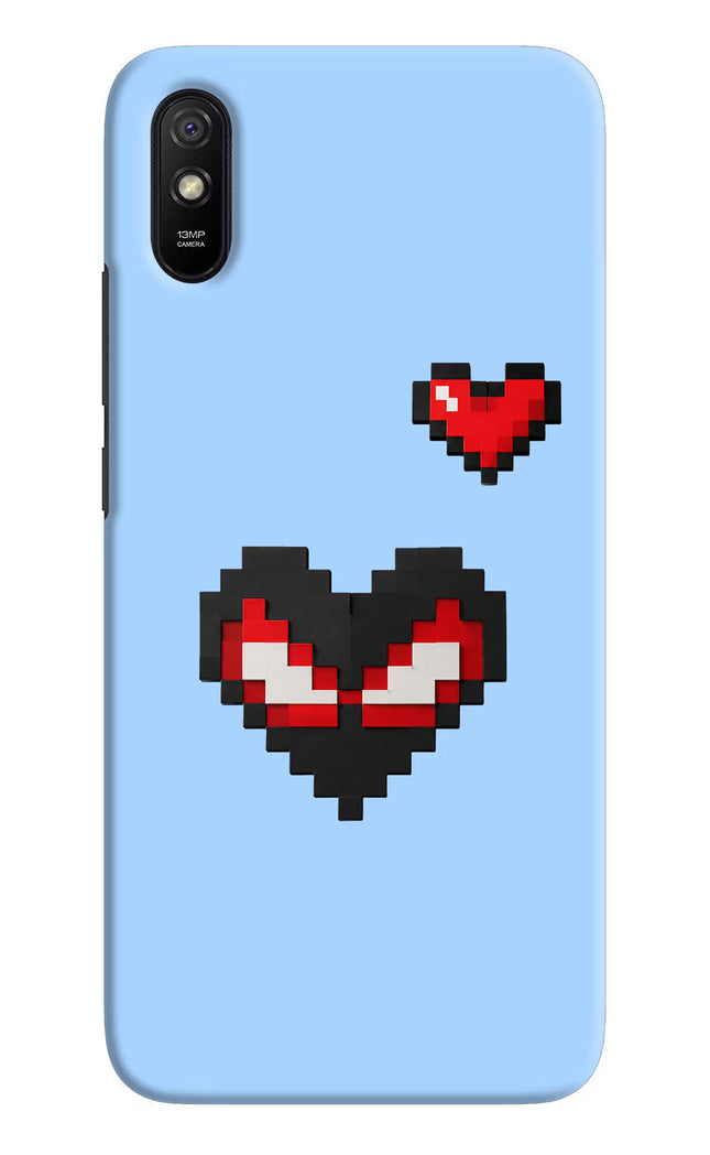Peter Heart Redmi 9A/9i Hard Case Back Cover by Casekaro