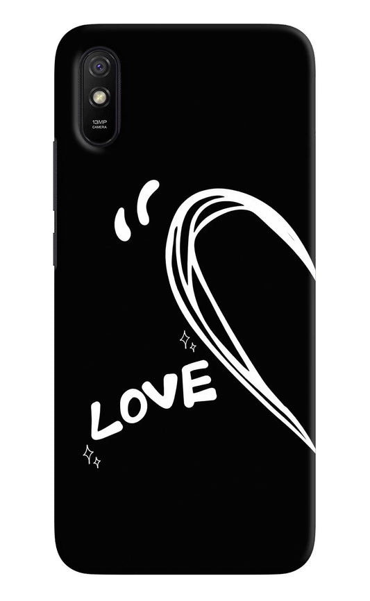 Love Line Redmi 9A/9i Hard Case Back Cover by Casekaro
