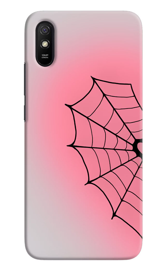 Pink Web Redmi 9A/9i Hard Case Back Cover by Casekaro