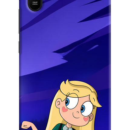 Star Glow Redmi 9A/9i Hard Case Back Cover by Casekaro