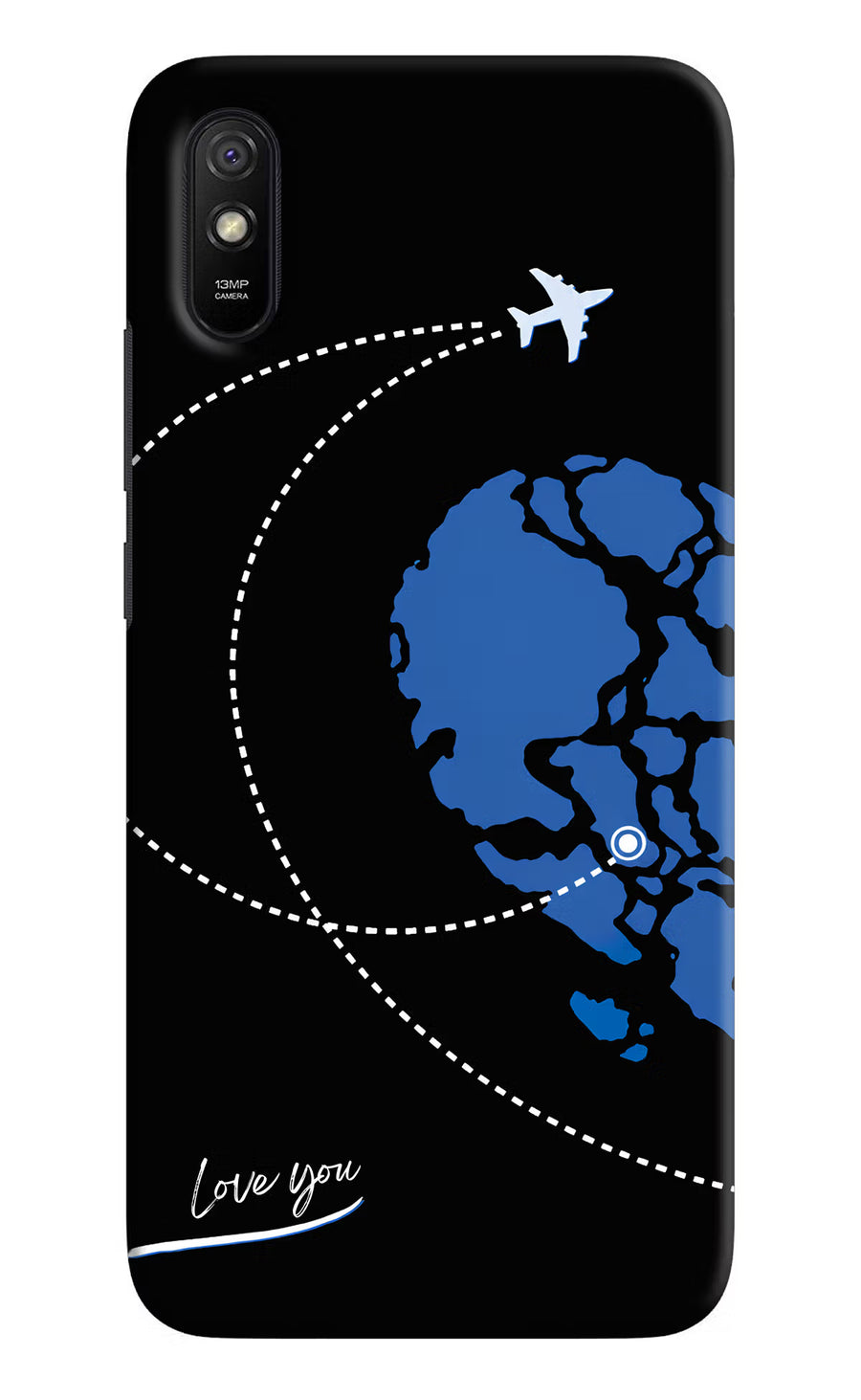 Love Orbit Redmi 9A/9i Back Cover, Hard case