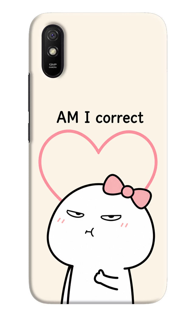 Always Right Redmi 9A/9i Hard Case Back Cover by Casekaro