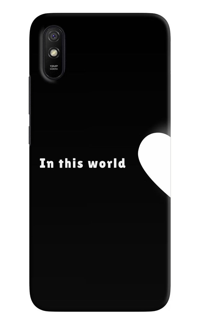 This World Redmi 9A/9i Hard Case Back Cover by Casekaro