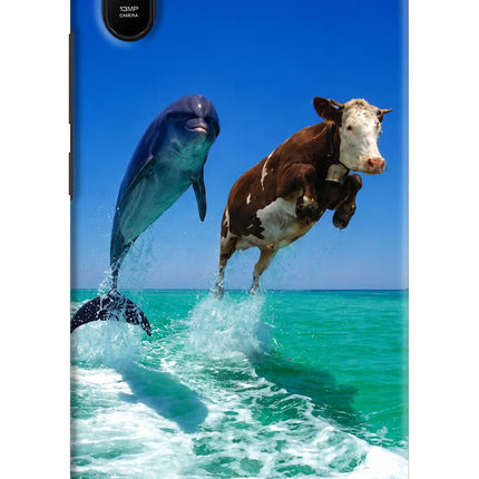 Dolphin vs Cow Redmi 9A/9i Hard Case Back Cover by Casekaro