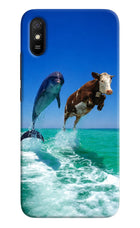 Dolphin vs Cow Redmi 9A/9i Hard Case Back Cover by Casekaro