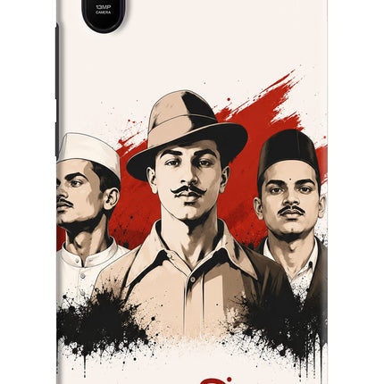 Bhagat Singh Trio Redmi 9A/9i Hard Case Back Cover by Casekaro