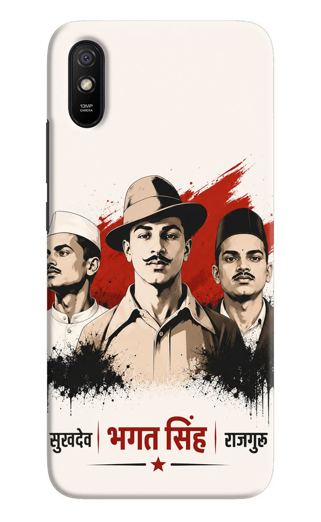 Bhagat Singh Trio Redmi 9A/9i Hard Case Back Cover by Casekaro