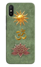 Om & Lotus Redmi 9A/9i Back Cover