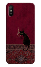 Midnight Cat Redmi 9A/9i Hard Case Back Cover by Casekaro
