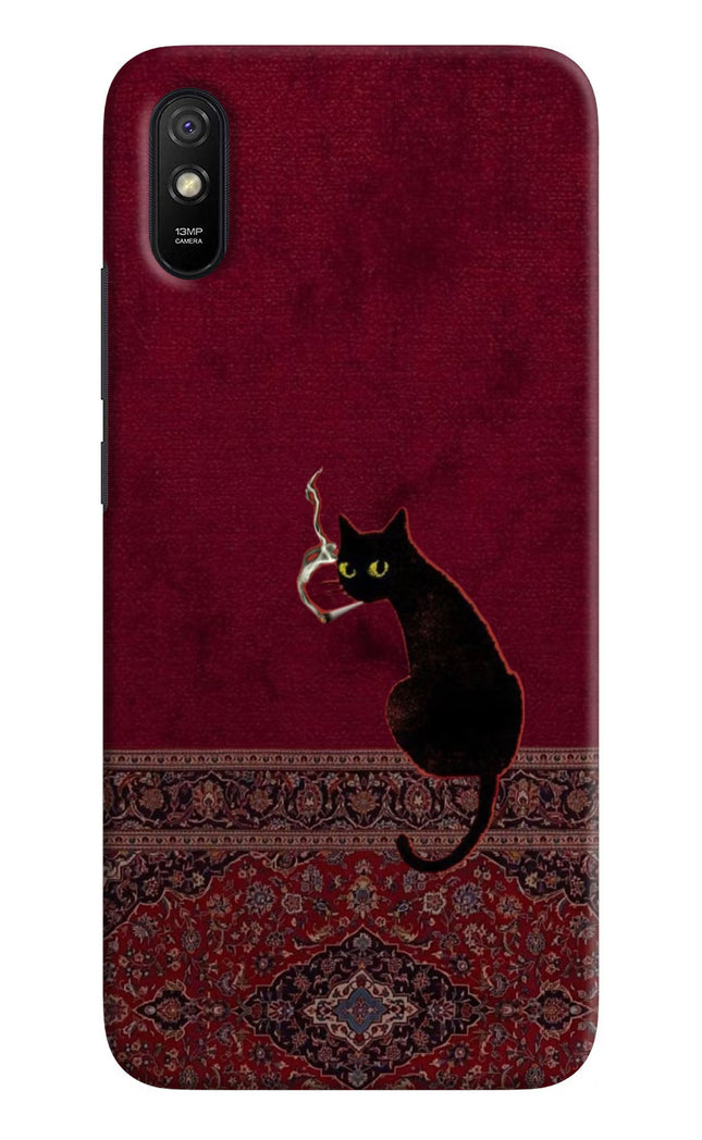Midnight Cat Redmi 9A/9i Hard Case Back Cover by Casekaro